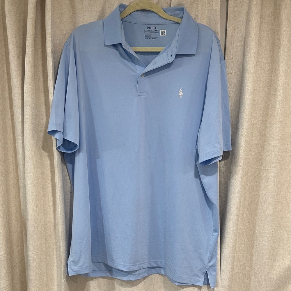 Polo by Ralph Lauren Men's Sky Blue Polo Shirt